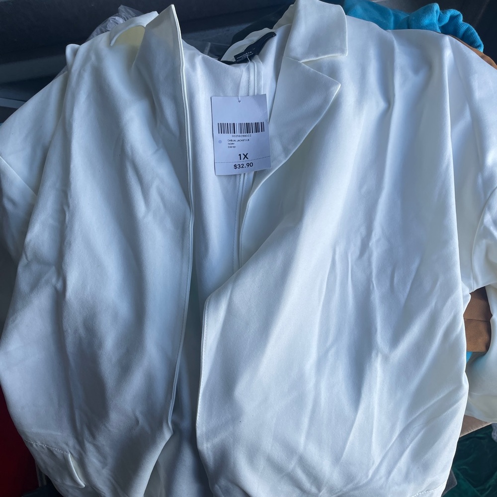 Brand new white blazer